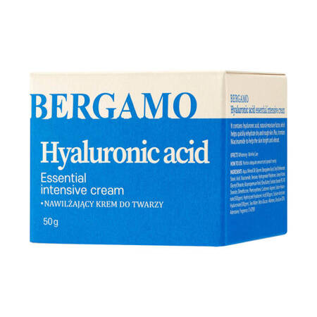 BERGAMO Hyaluronic Acid nawilżający krem do twarzy 50g