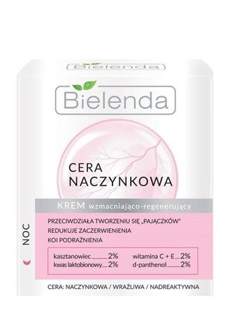 BIELENDA Cera Naczynkowa krem do twarzy wzmacniająco-regenerujący 50ml