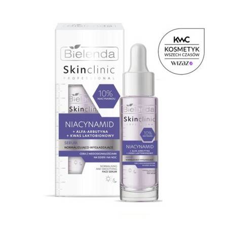 BIELENDA Skin Clinic serum do twarzy normalizująco wygładzające Niacynamid 10% 30ml