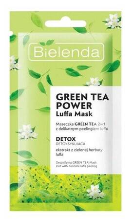 BIELENDA maseczka 3w1 Green Tea Power Luffa 8g TERMIN 09-2024