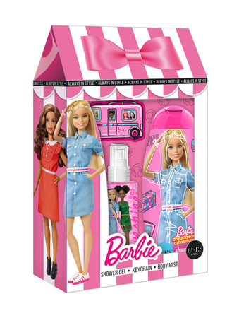 BIES Barbie Dreamhouse zestaw (żel pod prysznic + mgiełka + brelok) 