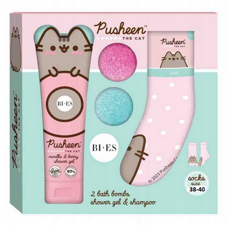 BIES Pusheen The Cat zestaw kąpielowy ze skarpetkami 38-40