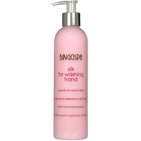 BINGOSPA Silk jedwab do mycia dłoni 300ml 