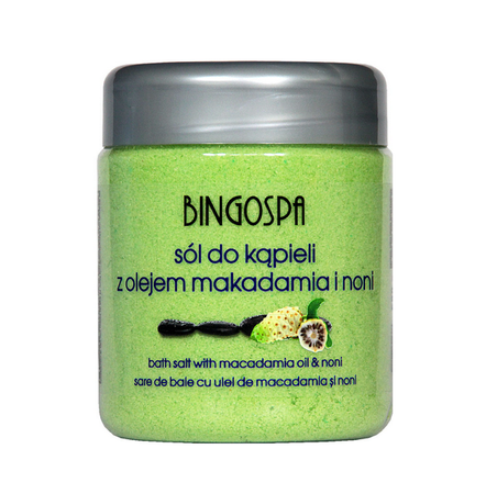 BINGOSPA Sól do kąpieli z Olejem Makadamia 580g