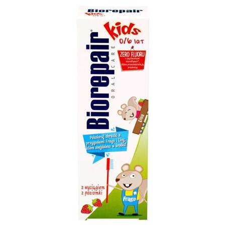 BIOREPAIR Kids pasta do zębów zero fluoru 50ml