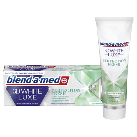 BLEND-A-MED 3d White Luxe pasta do zębów Perfection Fresh 75ml 