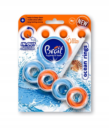 BRAIT Hygiene & Fresh kostaka do wc Ocean Rings 40g 