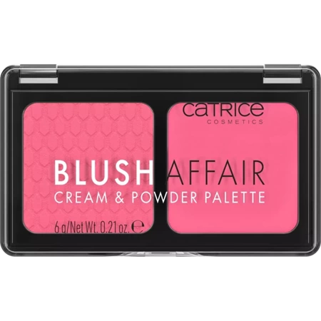 CATRICE Blush Affair róż do policzków paletka w pudrze i kremie 020 Pleasing Pink 6g 