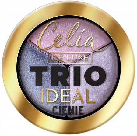 CELIA De Luxe Trio Ideal cienie do powiek prasowane 301 4g 