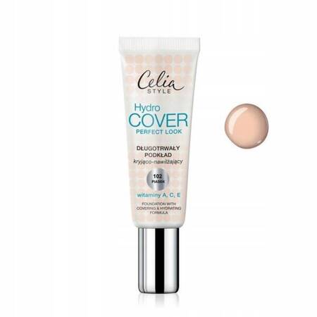 CELIA Hydro Cover Perfect Look podkład kryjąco-nawilżający 102 Piasek 30ml