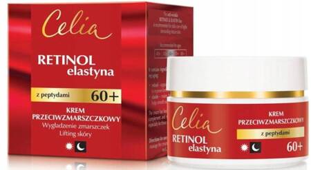 CELIA Retinol Elastyna 60+ krem do twarzy przeciwzmarszczkowy z peptydami 50ml