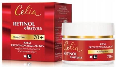 CELIA Retinol Elastyna 70+ krem do twarzy przeciwzmarszczkowy z kolagenem 50ml