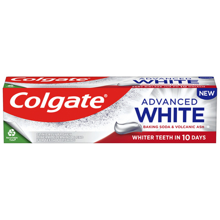 COLGATE Advanced White pasta do zębów Baking Soda & Volcanic 75ml 