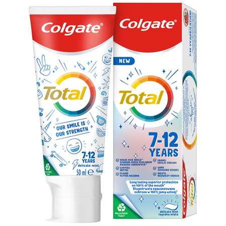 COLGATE Total pasta do zębów dla dzieci 7-12 lat Delicate Mint 