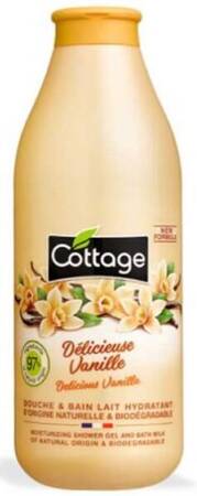 COTTAGE Douche & Bain Lait Hydratant żel pod prysznic Delicious Vanilla 750ml 