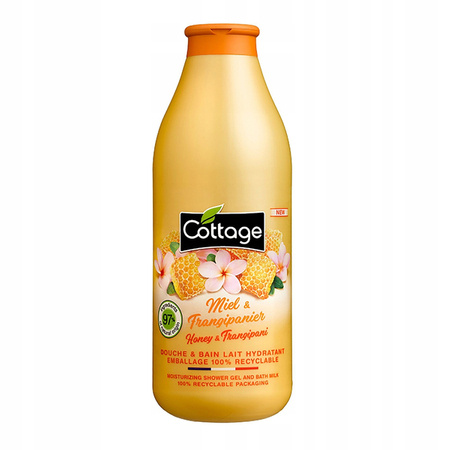 COTTAGE Douche & Bain Lait Hydratant żel pod prysznic Honey & Frangipani 750ml 