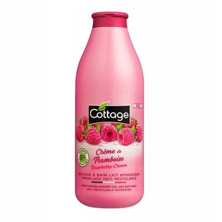 COTTAGE Douche & Bain Lait Hydratant żel pod prysznic Raspberry Cream 750ml