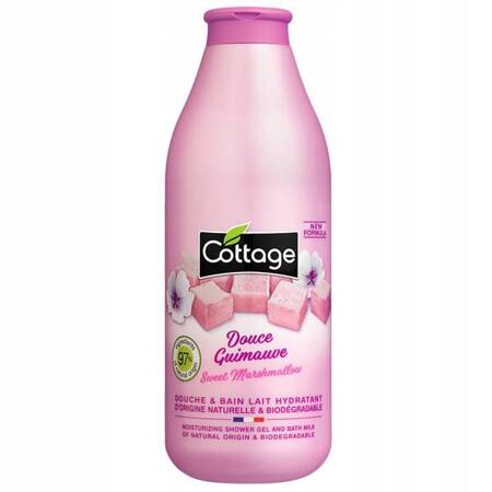 COTTAGE Douche & Bain Lait Hydratant żel pod prysznic Sweet Marschmallow 750ml 