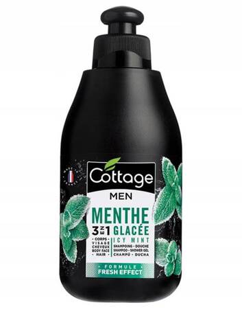 COTTAGE Shampoing Douche Men 3w1 szampon i żel pod prysznic Icy Mint 250ml 