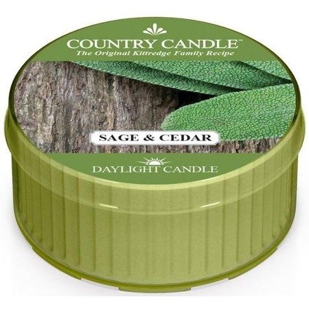 COUNTRY CANDLE Sage and Cedar świeczka zapachowa Daylight 35g