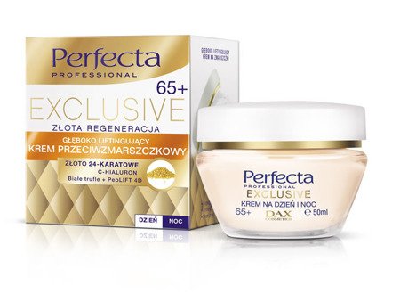 DAX Perfecta Exclusive Złota Regeneracja 65+ krem przeciwzmarszczkowy 50ml