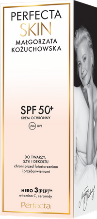 DAX Perfecta Skin Małgorzata Kożuchowska krem do twarzy ochronny SPF50+ 40ml 