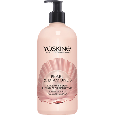 DAX Yoskine Body balsam do ciała nawilżająco rozświetlający Pearl & Diamonds 400ml 