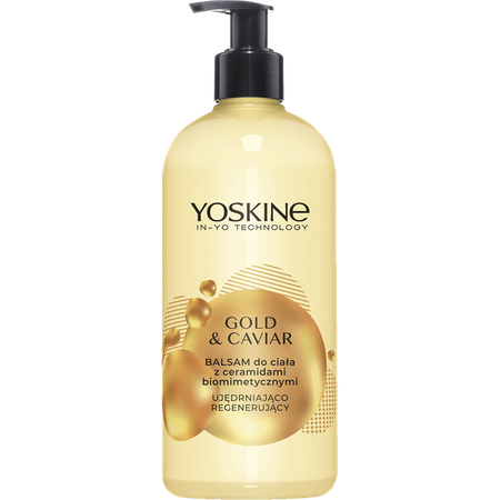 DAX Yoskine Body balsam do ciała ujędrniająco regenerujący Gold & Caviar 400ml 