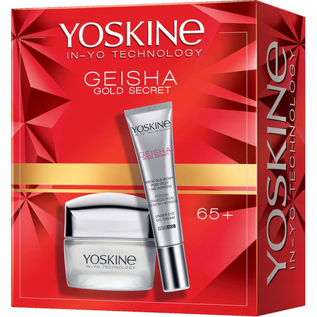 DAX Yoskine Geisha Gold Secret zestaw kosmetyków 65+ (krem + krem pod oczy)