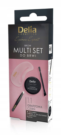 DELIA Brow Multi Set 1.1 Grafitowa czerń