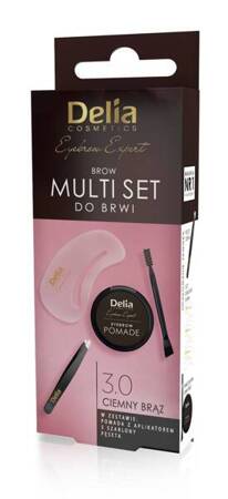 DELIA Brow Multi Set 3.0 Ciemny brąz