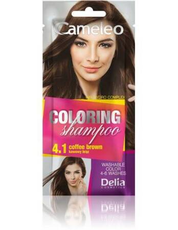 DELIA Cameleo Coloring szamponetka koloryzująca 4.1 Coffee Brown 40ml