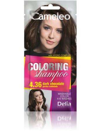 DELIA Cameleo Coloring szamponetka koloryzująca 4.36 Dark Chocolate 40ml