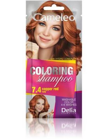 DELIA Cameleo Coloring szamponetka koloryzująca 7.4 Cooper Red 40ml