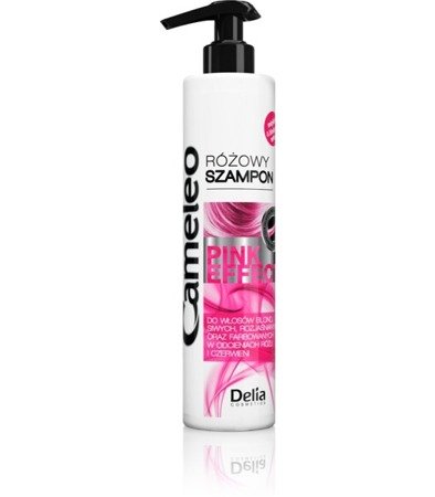 DELIA Cameleo Effect Pink szampon do włosów Różowy 250ml