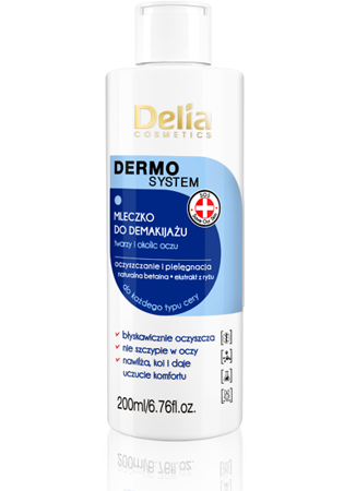 DELIA Dermo System mleczko do demakijażu twarzy i oczu 200ml