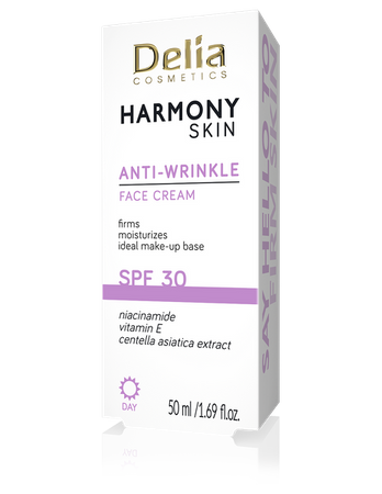 DELIA Harmony Skin krem do twarzy przeciwzmarszczkowy SPF30 50ml 