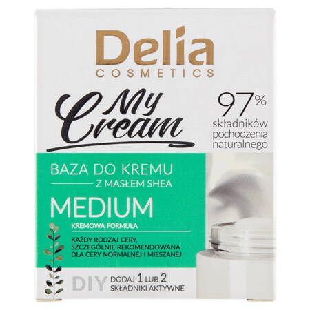 DELIA My Cream baza do kremu Medium 40ml TERMIN 10-2024