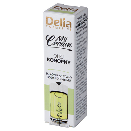 DELIA My Cream składnik aktywny Olej konopny 5ml