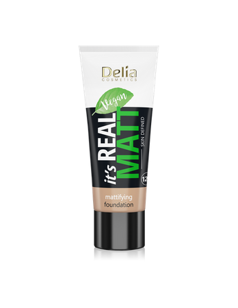 DELIA Real Matt podkład matujący 104 Sand 30ml