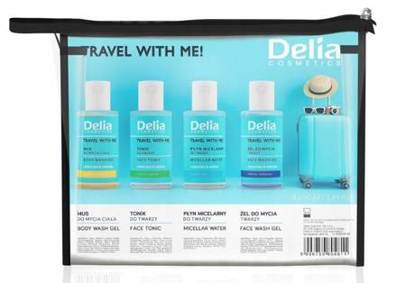 DELIA Travel with me Zestaw 4x50ml 