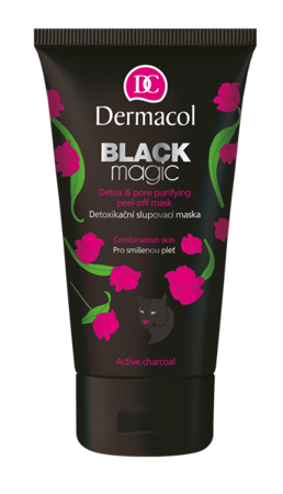 DERMACOL Black Magic peel-off maska na zaskórniki 150ml