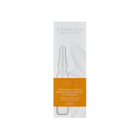 DERMIKA Esthetic Solutions Vit C intensywna kuracja rozświetlająca 7x2ml TERMIN 08-2024