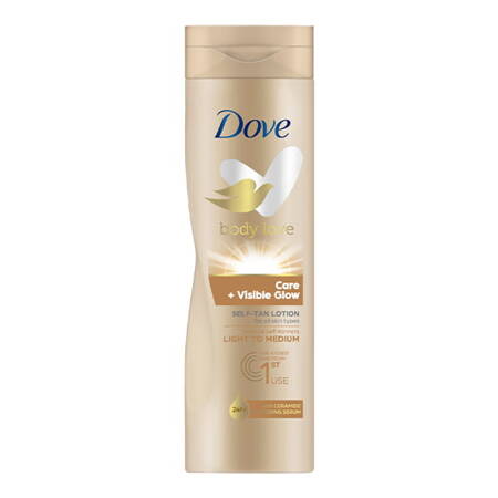 DOVE Body Love Care & Visible Glow brązujący balsam do ciała Light to Medium 250ml 