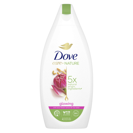 DOVE Care by Nature żel pod prysznic Glowing 400ml