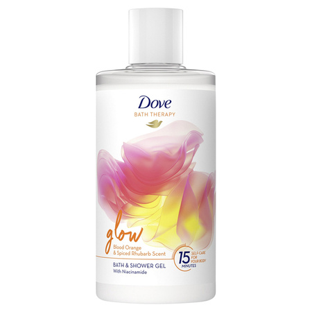 DOVE płyn do kąpieli Glow 400g