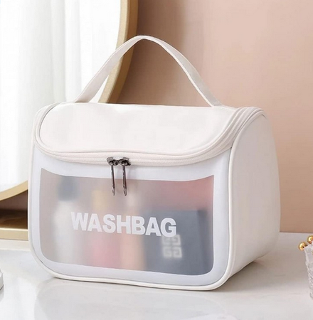 ECARLA kosmetyczka WashBag Biała KS46B