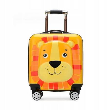 ECARLA walizka kabinowa dla dzieci WP02 Lew 35x 25x 45cm