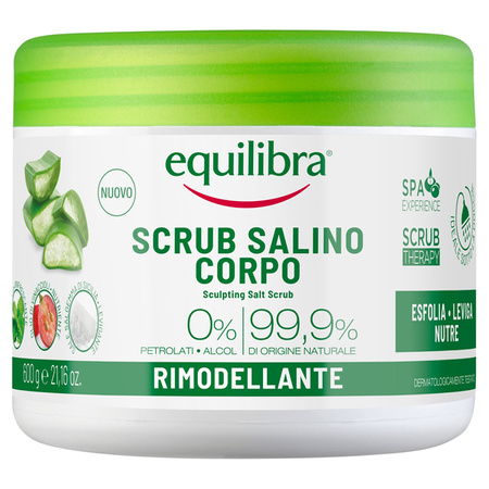 EQUILIBRA modelujący peeling solny  600g 