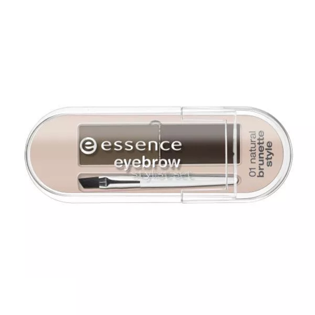 ESSENCE Brow Powder set zestaw 01 Light&Medium 2,3g